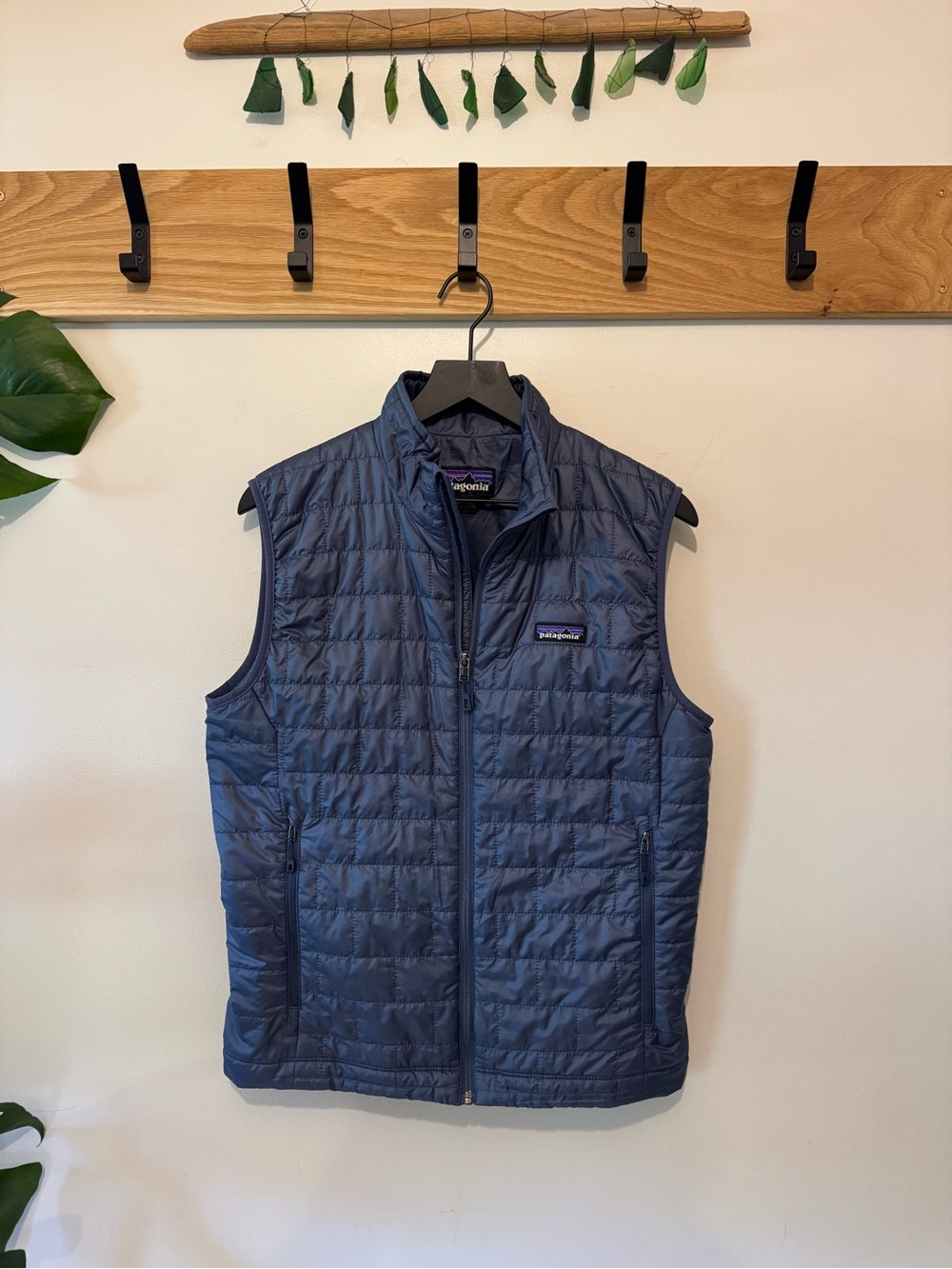 Patagonia Quilted Nano-Style Vest in Navy Blue
